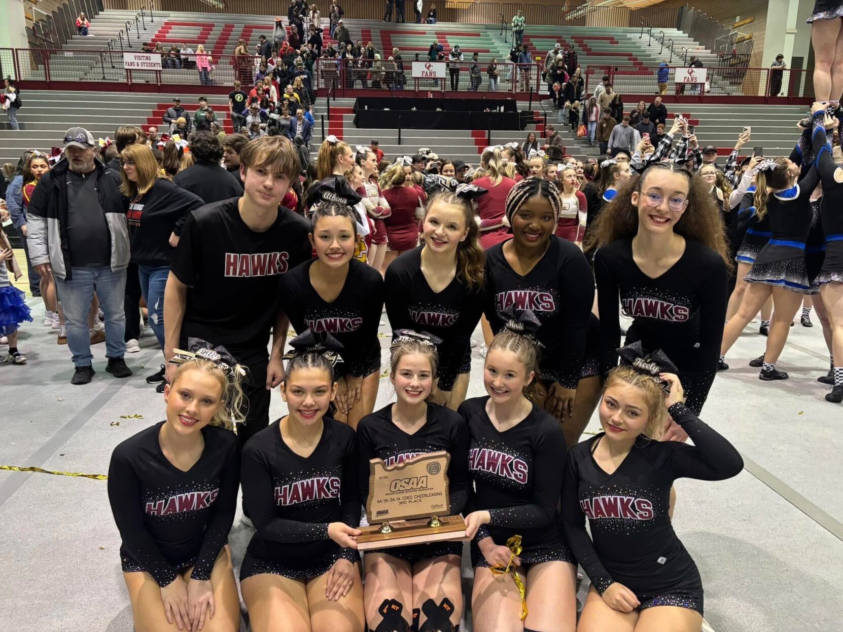 The Dalles, Hood River Valley compete in cheer state finals